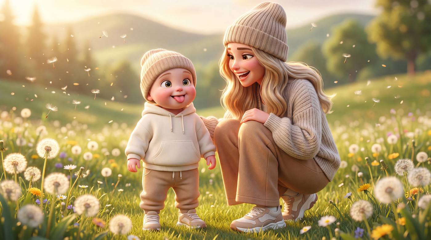 Nena Kids — dandelion meadow