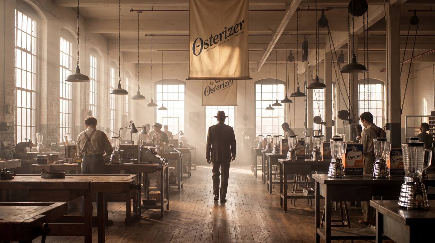 Oster 100 Years — Osterizer factory floor