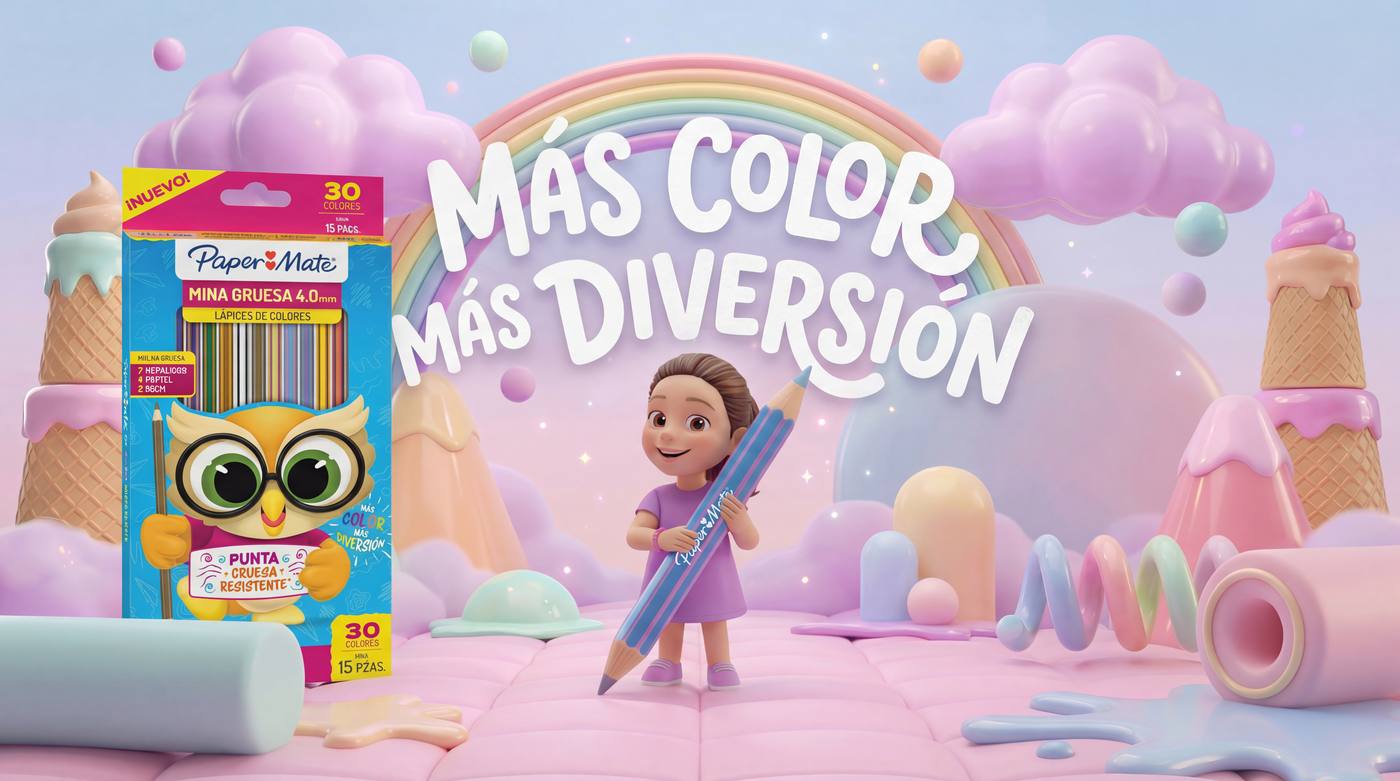 Paper Mate — más color más diversión